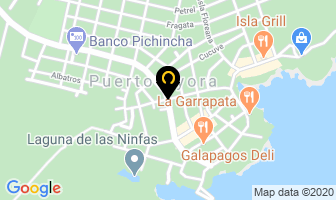 Mapa de Ferretería “La Roca” en Puerto Ayora