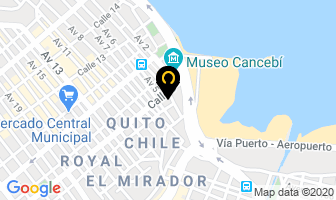 Mapa de Ferreteria Vivas en Manta