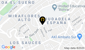 Mapa de Fisioestetik en Ambato