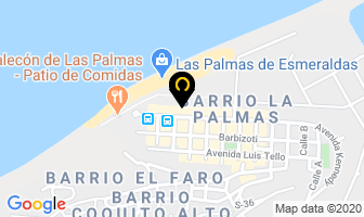 Mapa de “Frutos Del Mar” en Esmeraldas