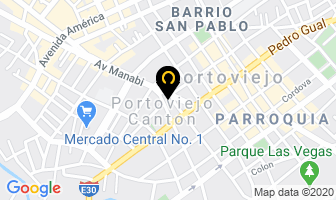 Mapa de Fundacion Amacilia Mera Cuenca en Portoviejo