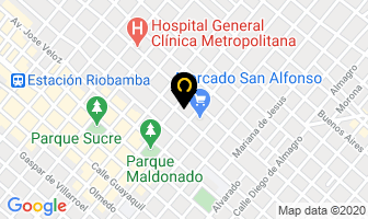 Mapa de Fundacion Scorpius en Riobamba