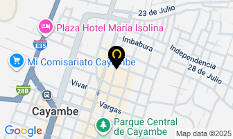 Mapa de Fundación Visión Humanitaria en Cayambe