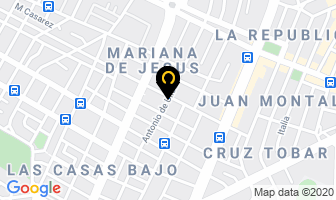 Mapa de Fundicromados Nacionales en Quito