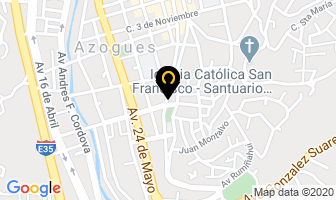 Mapa de Funeraria La Paz - Mullo Cia Ltda. en Azogues