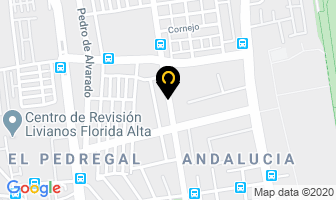 Mapa de Funrovi Fundación Rocio De Vida en Quito