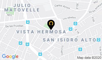 Mapa de G & M Sistemas Modulares en Quito