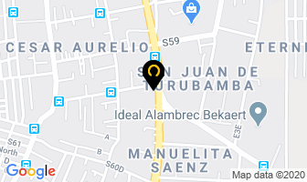 Mapa de G & P Representaciones en Quito