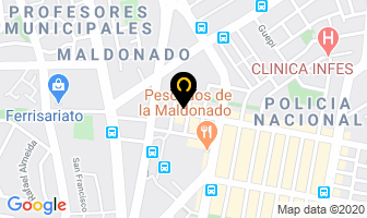 Mapa de Gafete Y Corchete en Quito