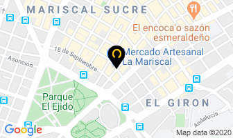 Mapa de Galeria Beltran en Quito