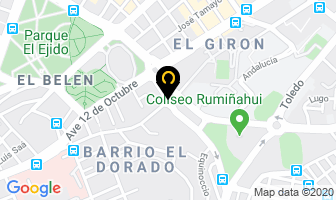 Mapa de Gastro-Centro - Dr. Pablo Cacuango en Quito