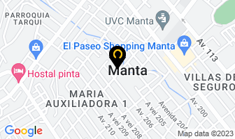 Mapa de Gekatex Clean en Manta