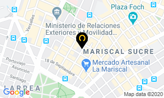 Mapa de Gimnasia Strong Life en Quito