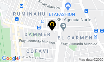 Mapa de Glamour Peluqueria en Quito