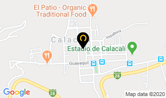 Mapa de Gobierno Parroquial De Calacali en Quito