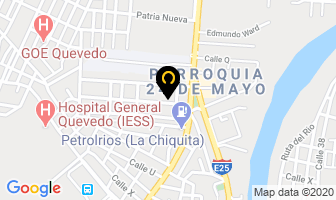 Mapa de Golden Hostal en Quevedo