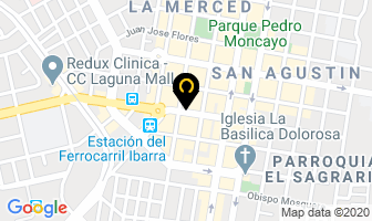 Mapa de Golden Vision Optica en Ibarra