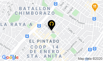 Mapa de Gp BaterÍas en Quito