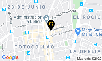 Mapa de Grani-Top Superficies Sólidas en Quito