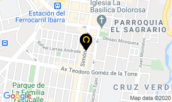 Mapa de Gusta Pizza en Ibarra