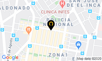 Mapa de Heladería Y Cafetería La Crême en Quito