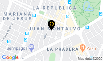 Mapa de Hidalgo EnrÍquez Ingenieros Constructores Cia.l en Quito