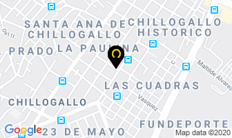 Mapa de Hielo San Roque en Quito