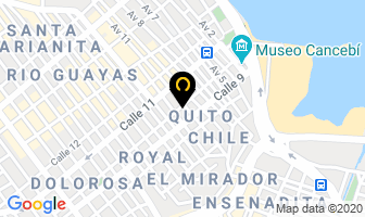 Mapa de Home Service en Manta