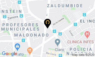 Mapa de Honda Repuestos Ecuador en Quito