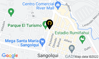 Mapa de Hornados Doña Faby en Sangolquí