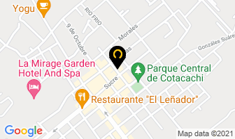 Mapa de Hospedaje Iwiruyana en Cotacachi