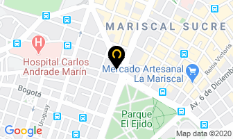Mapa de Hospital InglÉs M & C en Quito