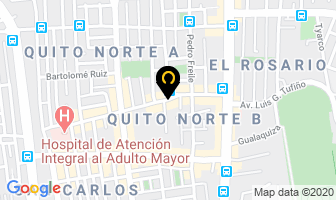 Mapa de Hospital Pablo Arturo Suarez en Quito