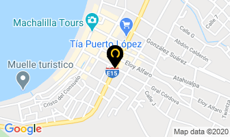 Mapa de Hostal Acapulco en Puerto López
