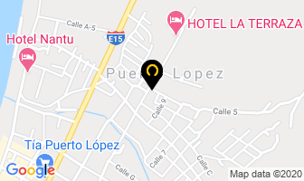 Mapa de Hostal Alcazaba en Puerto López