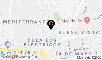 Mapa de Hostal Buena Vista. en Manta