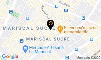 Mapa de Hostal Cafeteria El Vagabundo en Quito