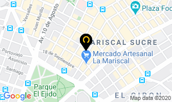 Mapa de Hostal Caribe en Quito