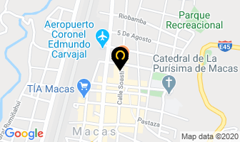 Mapa de Hostal Casa Blanca en Macas