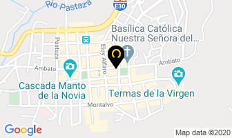 Mapa de Hostal Colonial en Cantón Baños