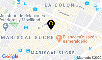 Mapa de Hostal Crossroads en Quito