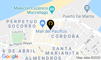 Mapa de Hostal De La Abuela en Manta