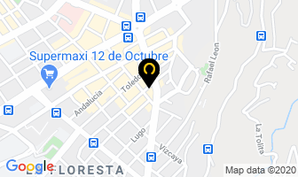 Mapa de Hostal De La Mancha en Quito
