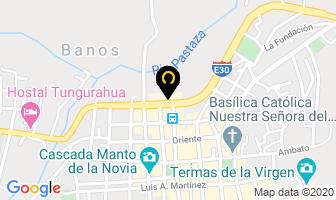Mapa de Hostal Don Diego en Cantón Baños