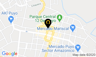 Mapa de *** Hostal El Dorado *** El Puyo en Puyo