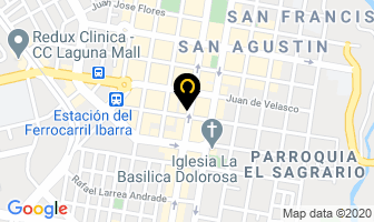 Mapa de Hostal El Portal en Ibarra