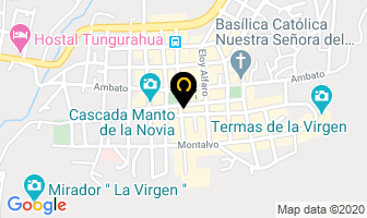 Mapa de Hostal Grand Rio en Cantón Baños