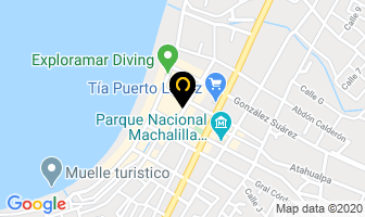 Mapa de Hostal Izucam en Puerto López