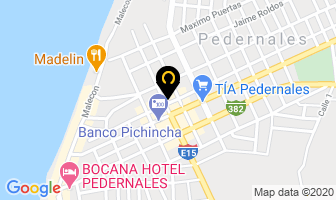 Mapa de Hostal La Elegancia en Pedernales