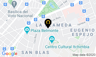 Mapa de Hostal La Terraza en Quito